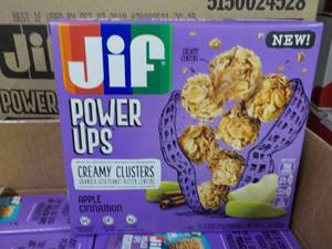 lot 119 image: Case of Jif Power Up Apple Cinnamon...