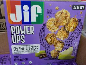 lot 120 image: Case of Jif Power Up Apple Cinnamon...