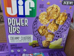 lot 121 image: Case of Jif Power Up Apple Cinnamon...