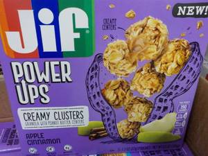 lot 125 image: Case of Jif Power Up Apple Cinnamon...