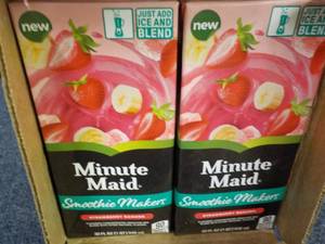 lot 130 image: Case of 8 -32 oz Minute Maid Smooth...