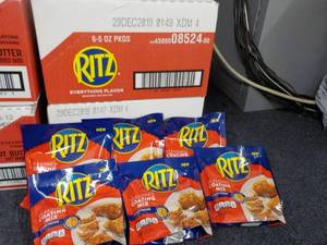 lot 161 image: 2 Cases Ritz Everything Flavor Coat...