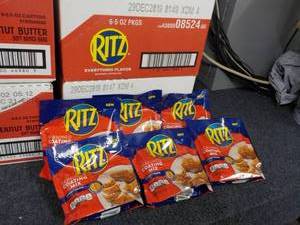 lot 165 image: 2 Cases Ritz Everything Flavor Coat...