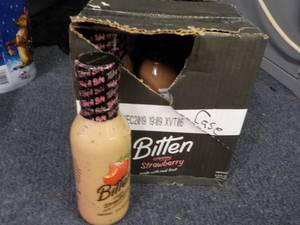 lot 173 image: 6 Bottles Bitten Creamy Strawberry ...