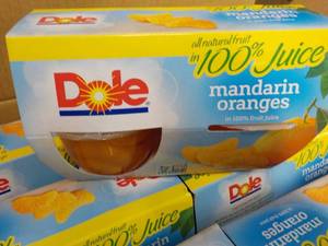 lot 195 image: Case of 6 - 4.4 oz Cups Mandarin Or...