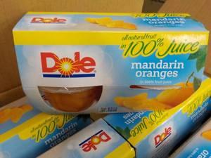lot 196 image: Case of 6 - 4.4 oz Cups Mandarin Or...