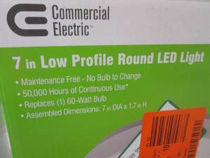 lot 43 image: Lot of 2 Low Profile 7 White Round...