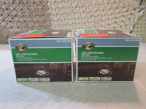 lot 18 image: Lot of 2 Low Voltage Black Outdoor ...