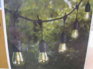 lot 23 image: 24 ft 12-Light Filament LED String ...