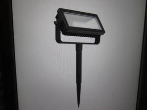 lot 25 image: Low Voltage Black Outdoor Integrate...
