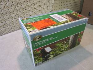 lot 26 image: Low Voltage Black Outdoor Integrate...