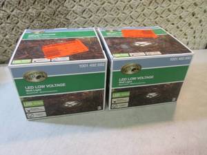 lot 33 image: Lot of 2 Low Voltage Black Outdoor ...
