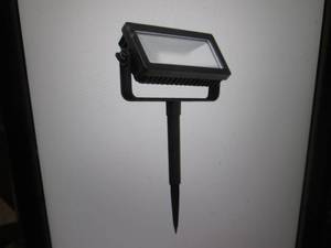 lot 49 image: Low Voltage Black Outdoor Integrate...