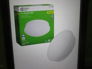 lot 55 image: Lot of 2 Spin Light 11 LED Flush M...