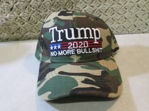 lot 82 image: Camo Trump 2020 No More BS Cap with...