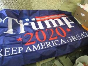 lot 96 image: 3 ft x 5 ft Trump 2020 Keep America...