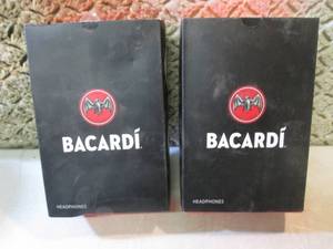 lot 99 image: 2 Pair of Bacardi Headphones with I...