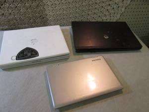 lot 160 image: 3 Laptops As-Is  BS...