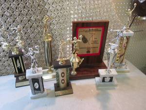 lot 206 image: Lot of Assorted Trophies  RM1...