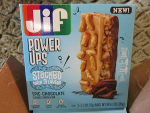 lot 217 image: Jif Power Ups Stacked with 3 Layers...