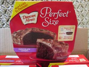 lot 231 image: Duncan Hines Perfect Size Chocolate...