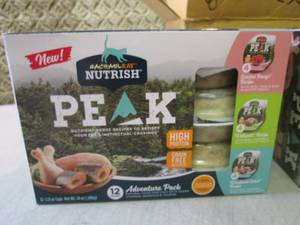 lot 244 image: Peak Adventure Pack Cat Food 2 Boxe...