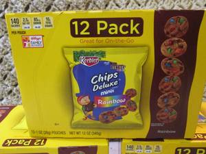 lot 267 image: 3 Boxes of Chips Deluxe Minis Rainb...