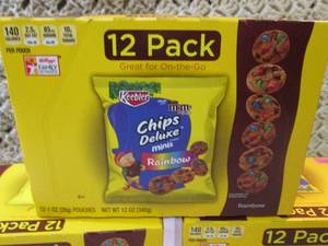 lot 270 image: 3 Boxes of Chips Deluxe Minis Rainb...