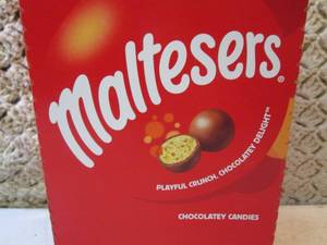 lot 271 image: Box of 18 Bags of Maltesers Candy B...