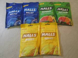 lot 289 image: 6 Bags of Assorted Halls  B-3...