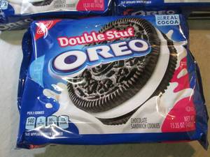 lot 295 image: 3 Packs of Double Stuf Oreo Cookies...