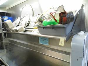lot 8 image: Stainless Steel Wall Mounted Shelf