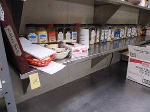 lot 21 image: Stainless Steel Shelf