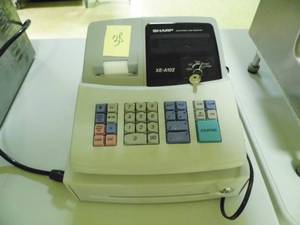 lot 38 image: Sharp Cash Register