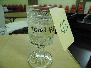 lot 43 image: Lot of 48 Stemmed Glasses