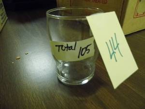 lot 44 image: Lot of 105 Water Glasses