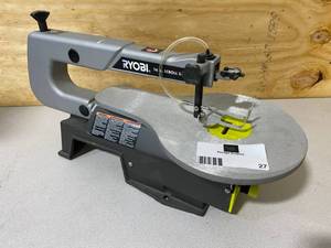 lot 27 image: RYOBI 1.2 Amp Corded 16 in. Scroll Saw