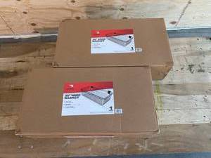 lot 46 image: Lot of 2 NORSK Slatwall 30 in. H Steel Basket - Brand new