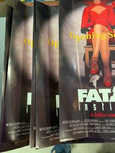 lot 44 image: Lot of 5 Fatal Instinct 12 x 18 Original Movie Poster $28 retail