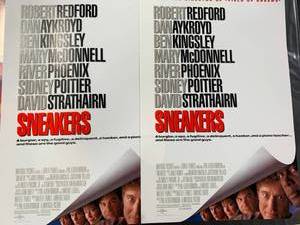 lot 32 image: Lot of 2  Sneakers 12 x 18 Original Movie Poster $27 retail