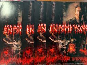 lot 35 image: Lot of 5 End of Days 12 x 18 Original Movie Poster $37 retail