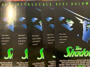 lot 39 image: Lot of 5 The Shadow 12 x 18 Original Movie Poster $18 retail