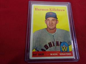 lot 30 image: 1958 Harmon Killebrew Topps Card #288