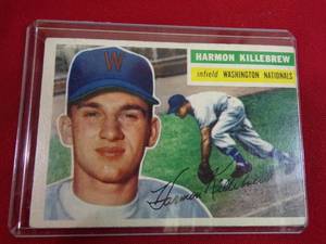 lot 32 image: 1956 Harmon Killebrew Topps #164