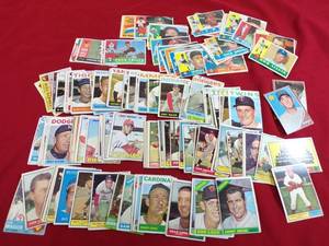 lot 40 image: 150 1960s Topps Baseball Cards