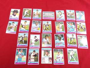 lot 43 image: Complete 1976 Minnesota Twins Topps Baseball Card Set