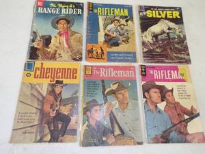 lot 62 image: 6 Vintage Comics