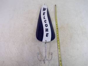 lot 73 image: Metal Welcome Daredevil Wall Hanging
