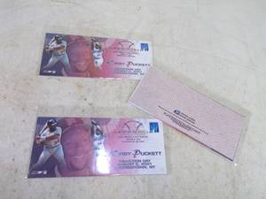 lot 93 image: 3 United States Post Office Kirby Puckett Hall of Fame Inguration