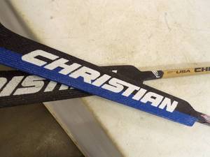 lot 108 image: Lightly Used Christian Goalie Sticks